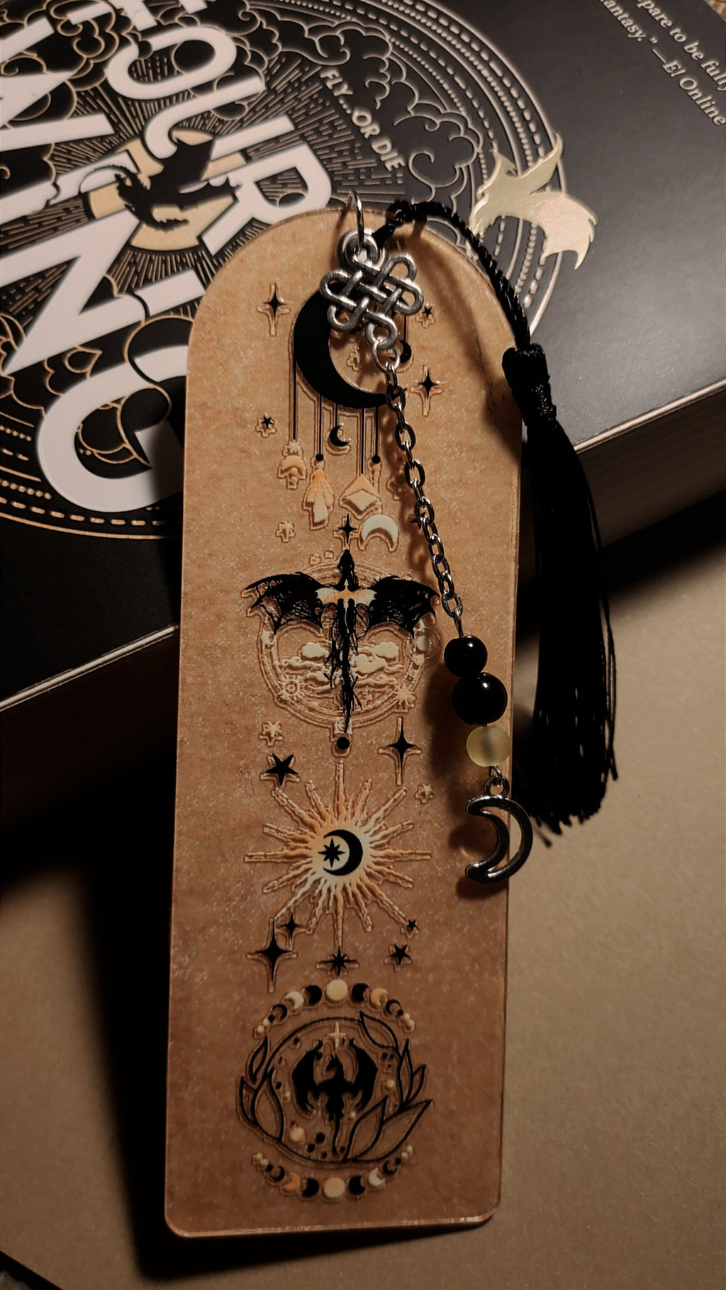 Dragons celestial bookmark
