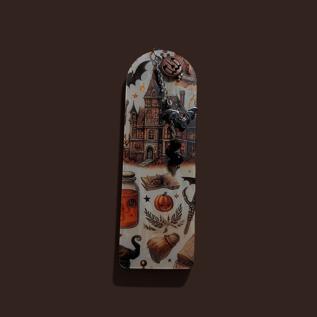 Haunted house bookmark