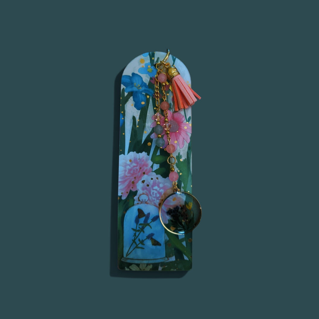 Flower bookmark
